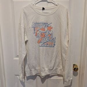 Tultex Size Large Cream Slub Sweatshirt Good Boys Slugger Club 1988 Retro Vibes